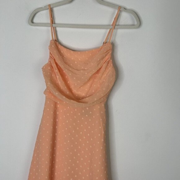 NEW NBD Peach Midi Dress Size XS - Picture 4 of 14